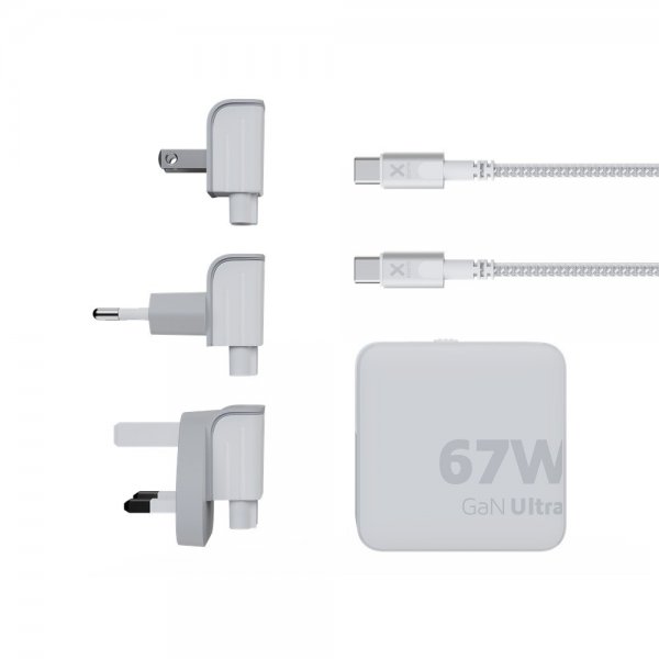 Xtorm Laddare med Kabel 67W GaN-Ultra Travel Charger + USB-C PD Cable