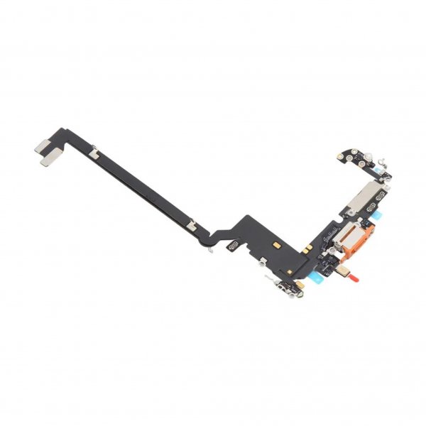 Laddkontakt med Flexkabel för iPhone 17 Pro Max - Orange