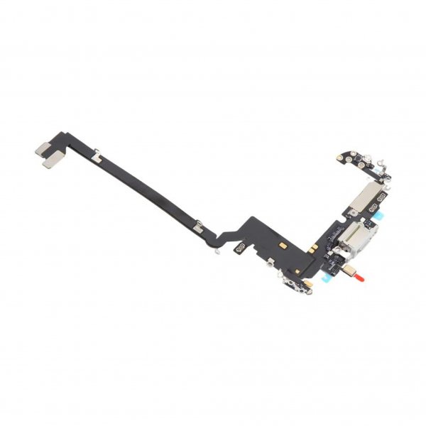 Laddkontakt med Flexkabel för iPhone 17 Pro Max - Silver