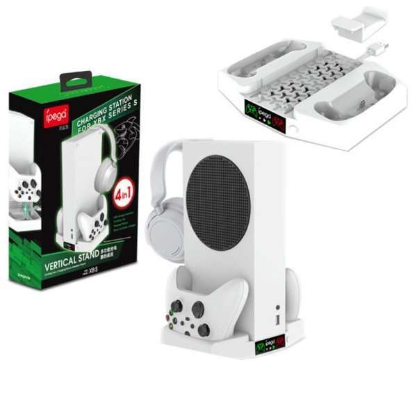 Ipega Laddningshub med fläkt för Xbox Series S och 2 Kontroller