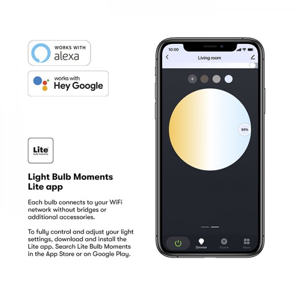 Lite bulb moments White Ambience E27 Filamentlampa