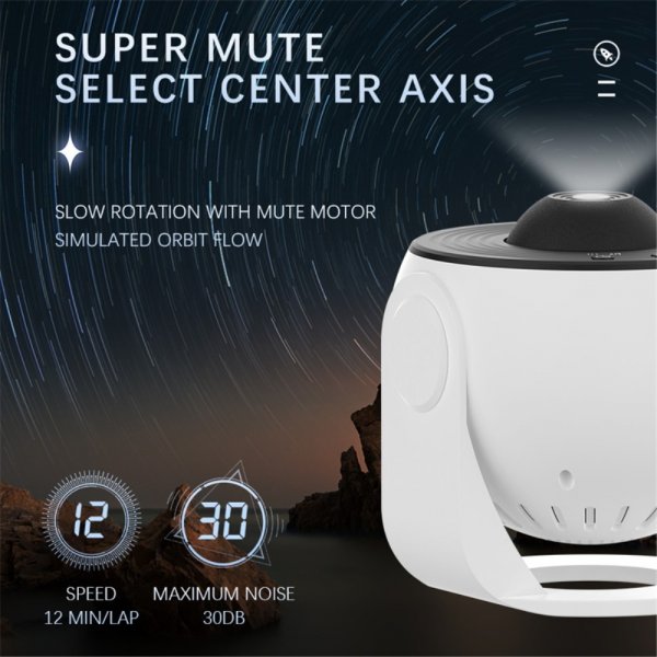 Beline MajesticLine LED Projektor Galax Stjärnhimmel Roterande