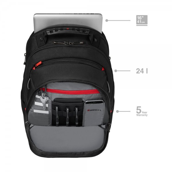 Wenger Legacy 16" Datorryggsäck Grå/Svart