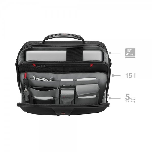Wenger Legacy 16" Slim Datorväska Svart