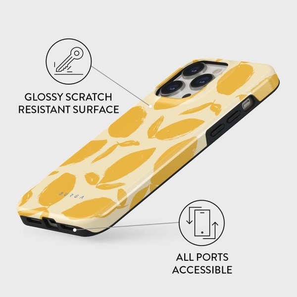 Burga iPhone 13 Pro Skal Tough MagSafe Lemon Tart
