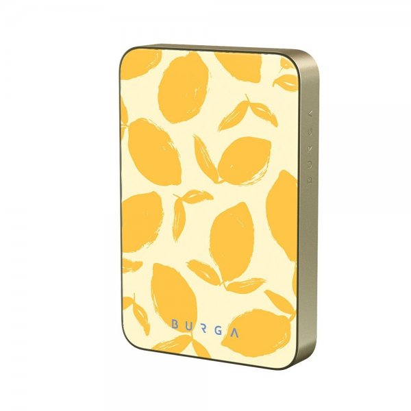 Burga Powerbank MagSafe 5000 mAh Lemon Tart Gold