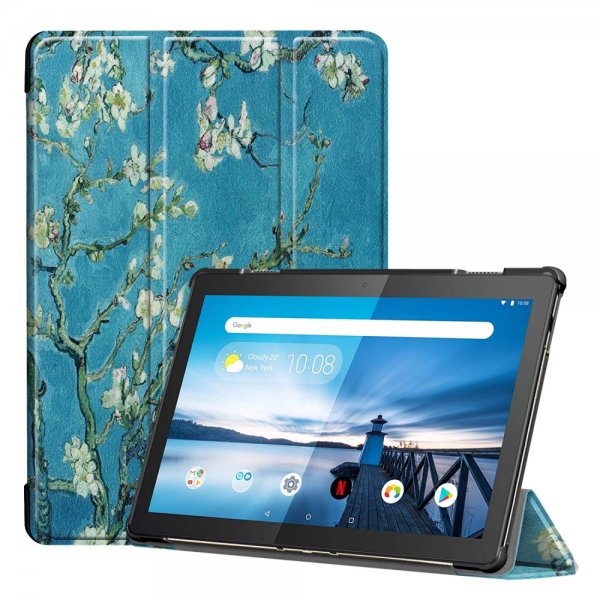 Lenovo Tab M10 TB-X605 TB-X505 Fodral Motiv Persikoblomster