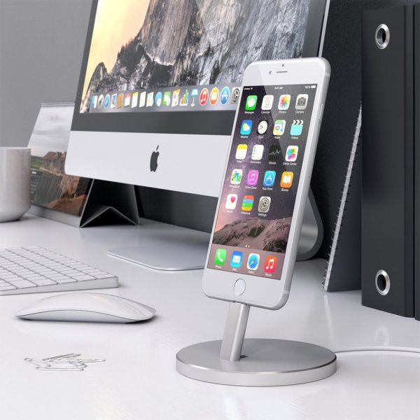 Satechi Aluminum Mobile Lightning Dock Roseguld