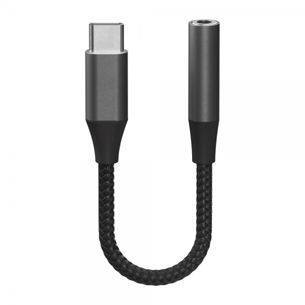 X2O Ljudadapter USB-C till 3.5mm AUX 0.1m Svart