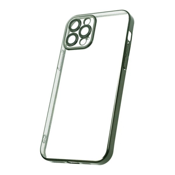 iPhone 12 Pro Skal Glitter Transparent Stöttåligt Grön