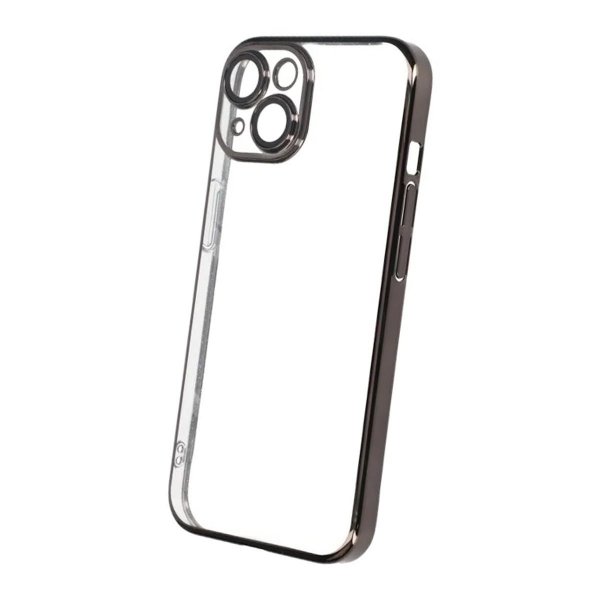 iPhone 13 Skal Glitter Transparent Stöttåligt Svart