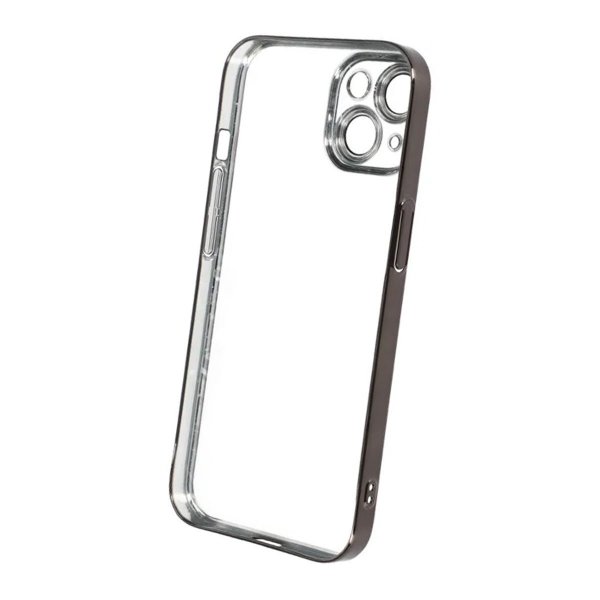 iPhone 13 Skal Glitter Transparent Stöttåligt Svart
