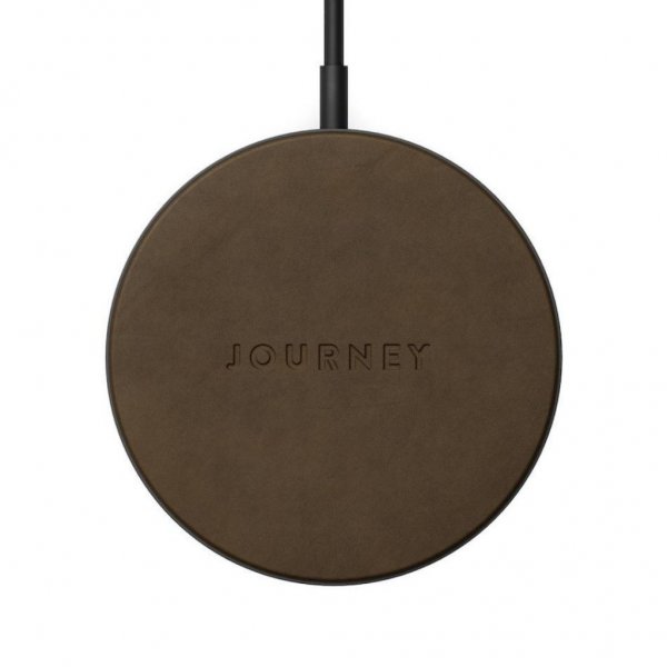 Journey MagSafe-kompatibel trådlös laddare Mörkbrun