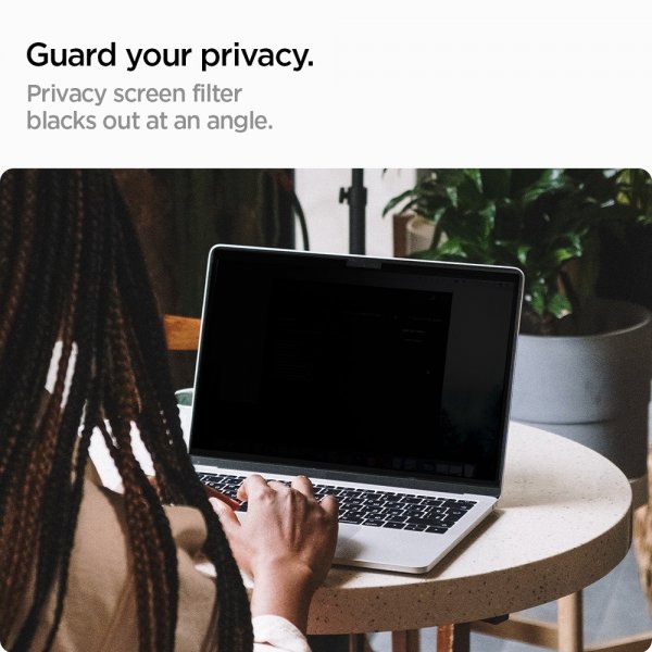 Spigen MacBook Air 13 M2/M3/M4 Skärmskydd Safe View