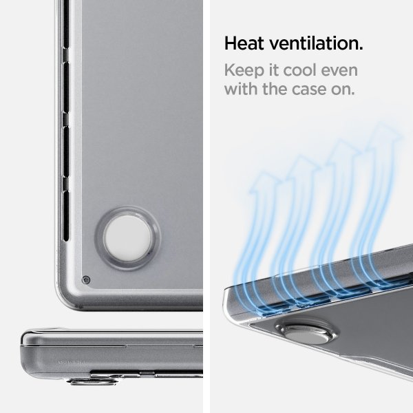 Spigen MacBook Pro 14 M1 (A2442)/M2 (A2779)/M3 (A2918 A2992) Skal Thin Fit Crystal Clear