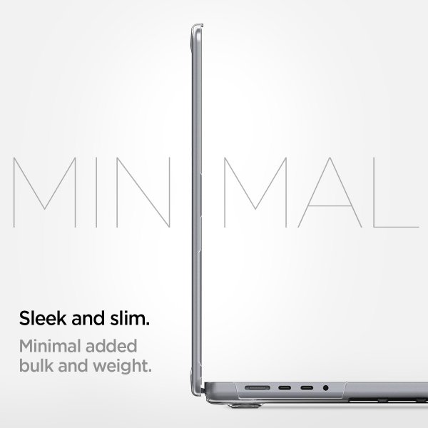 Spigen MacBook Pro 14 M1 (A2442)/M2 (A2779)/M3 (A2918 A2992) Skal Thin Fit Crystal Clear