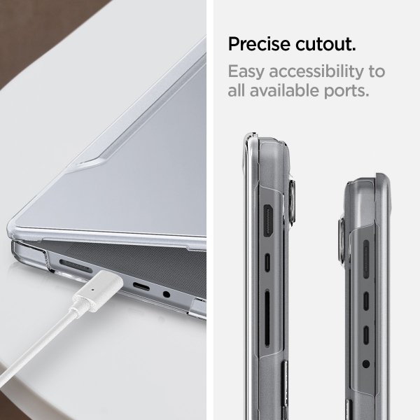 Spigen MacBook Pro 14 M1 (A2442)/M2 (A2779)/M3 (A2918 A2992) Skal Thin Fit Crystal Clear