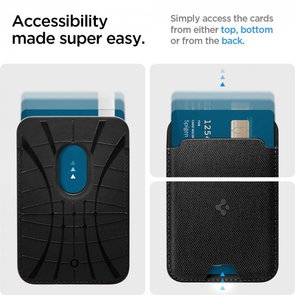 Spigen MagSafe Korthållare Urban Fit MagFit Svart