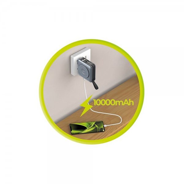 Mobile Origin MagSafe-powerbank/Reseladdare Inbyggda kablar/Apple Watch-laddning Grå