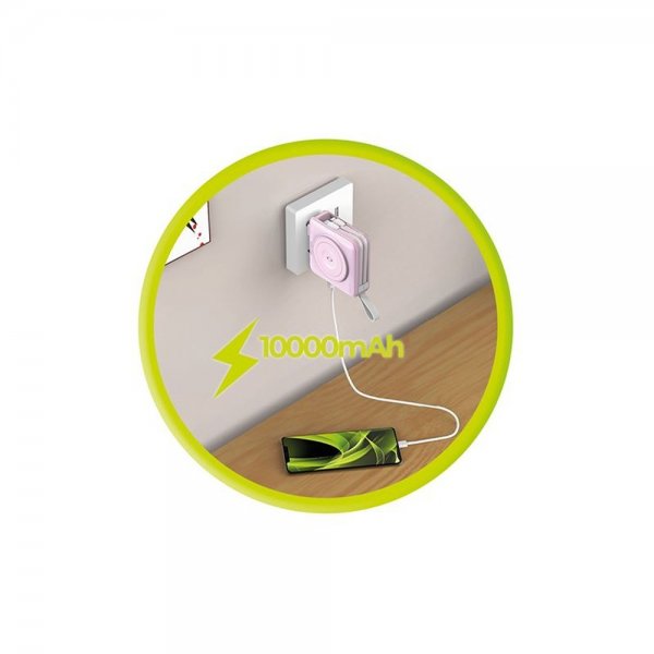 Mobile Origin MagSafe-powerbank/Reseladdare Inbyggda kablar/Apple Watch-laddning Rosa