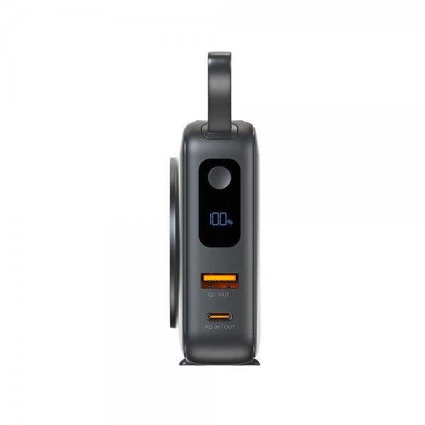 Mobile Origin MagSafe-powerbank/Reseladdare Inbyggda kablar/Apple Watch-laddning Svart