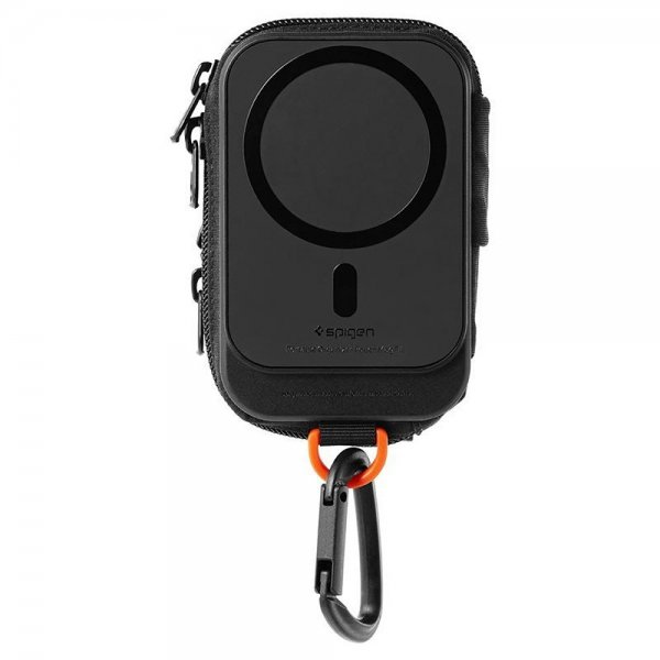 Spigen MagSafe Väska Portable Organizer Pouch Snap Zip MagFit Svart