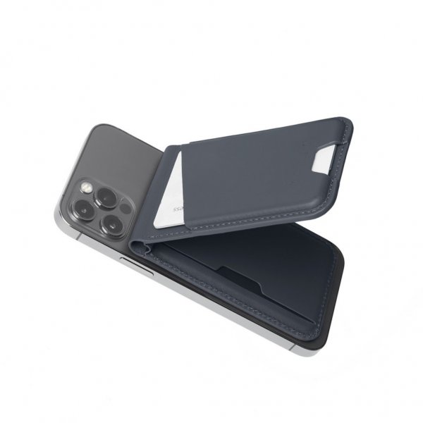 Mujjo MagSafe Korthållare Wallet Stand Basalt