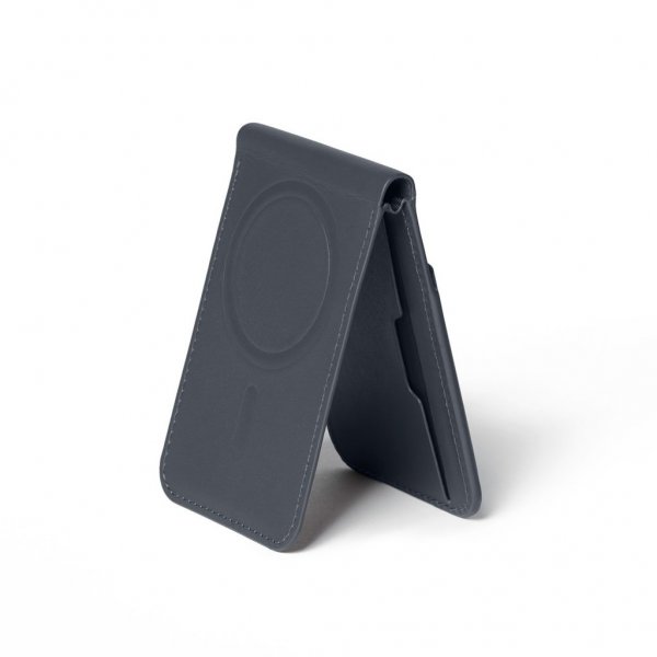 Mujjo MagSafe Korthållare Wallet Stand Basalt