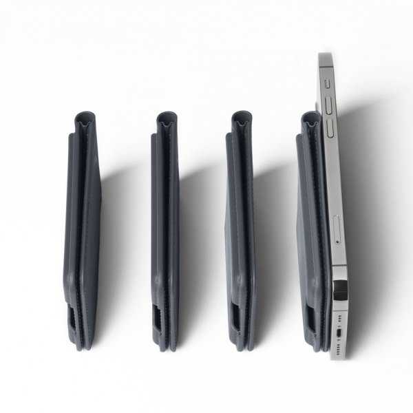 Mujjo MagSafe Korthållare Wallet Stand Basalt
