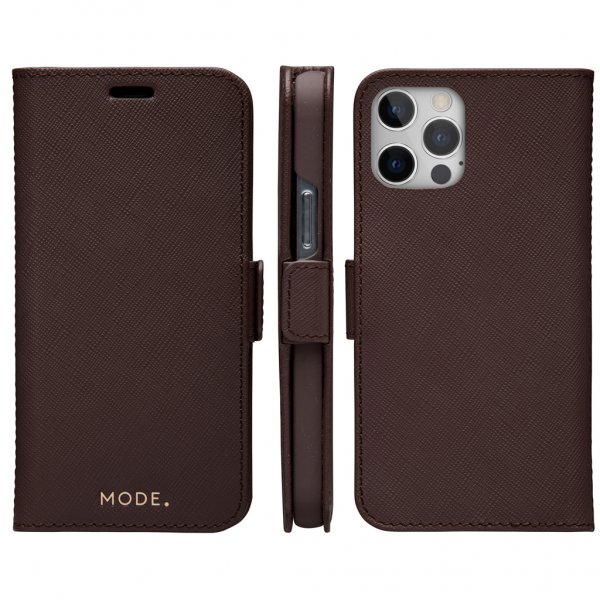 dbramante1928 iPhone 12/iPhone 12 Pro Fodral Milano Dark Chocolate