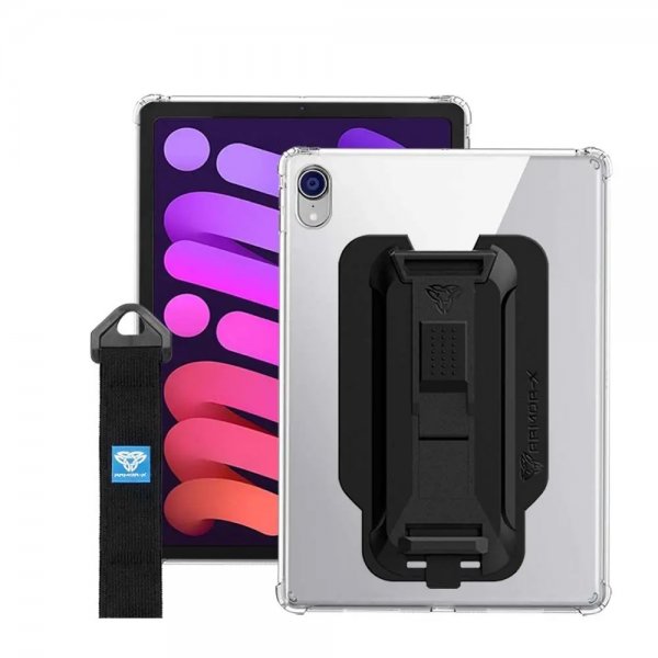 Armor-X Shockproof iPad Mini 2021 Skal Klar Svart