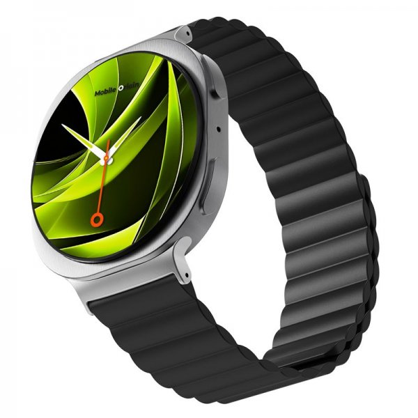 Mobile Origin Samsung Galaxy Watch 8 40/44mm/Classic 46mm Armband Easy Strap Svart