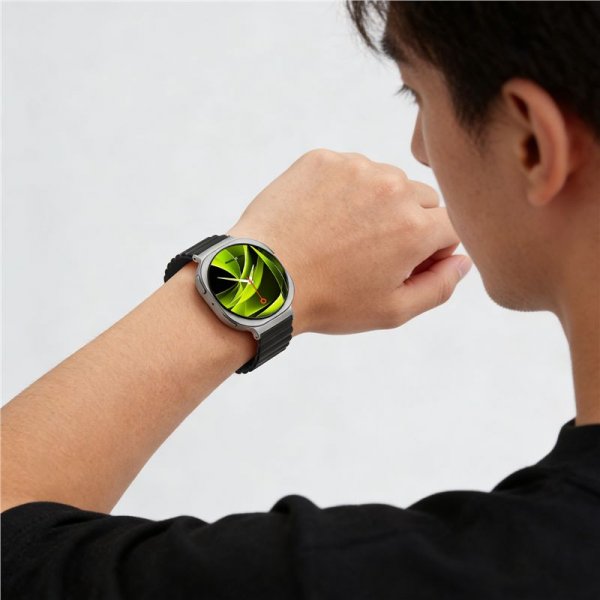 Mobile Origin Samsung Galaxy Watch 8 40/44mm/Classic 46mm Armband Easy Strap Svart