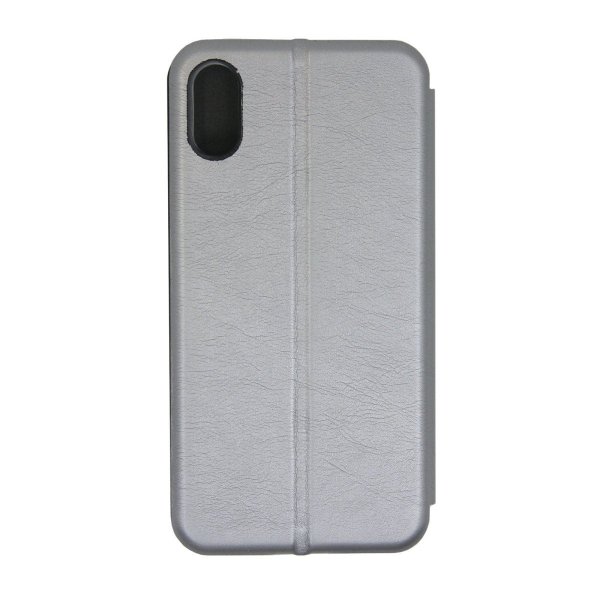iPhone X/iPhone Xs Fodral med Stativ Silver