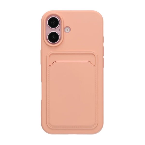 iPhone 16 Skal Korthållare Rosa