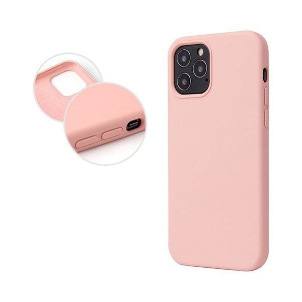 iPhone 13 Pro Skal Silikon Ljusrosa