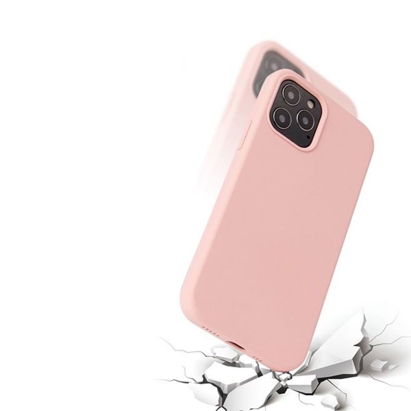 iPhone 13 Pro Skal Silikon Ljusrosa