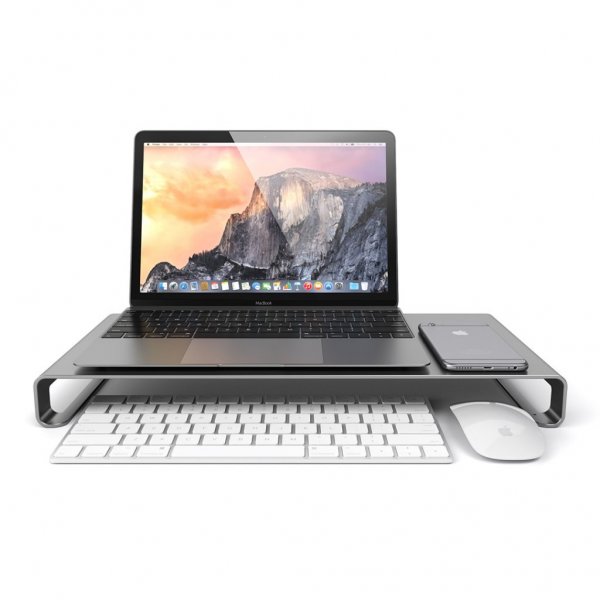 Satechi Aluminum Monitor Stand Silver