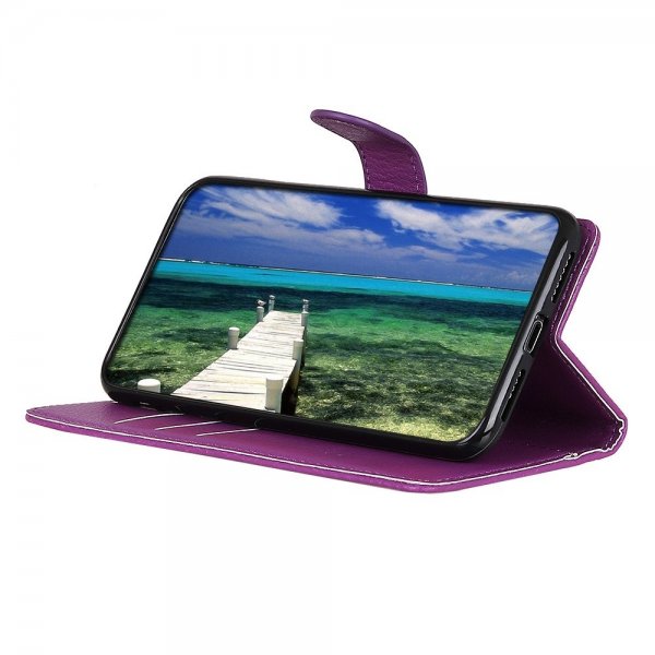 Motorola Edge 30 Neo Fodral Litchi Lila