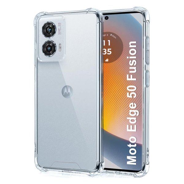 Motorola Edge 50 Fusion Skal Stöttålig Transparent