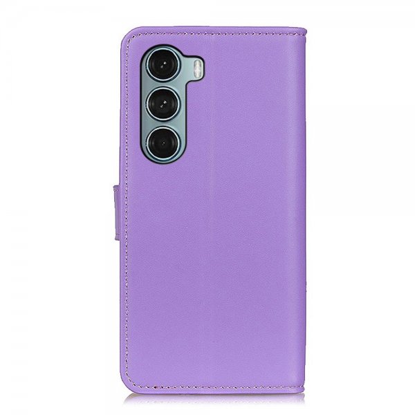Motorola Moto G200 Fodral Lädertextur Lila