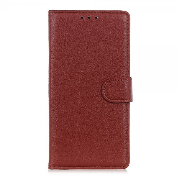 Motorola Moto G200 Fodral Litchi Brun