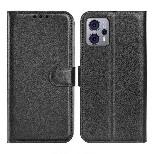 Motorola Moto G23 Fodral med Stativ Svart