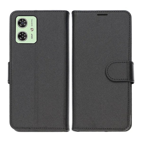 Motorola Moto G54 Fodral med Kortfack Svart