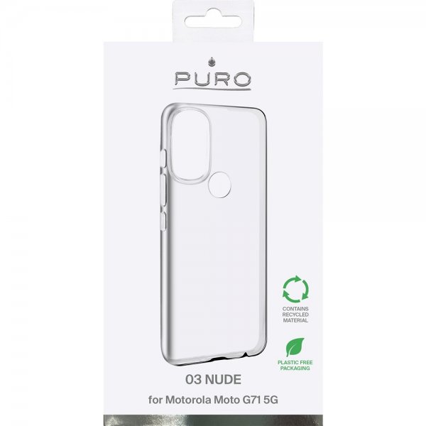 Puro Motorola Moto G71 5G Skal Nude Transparent