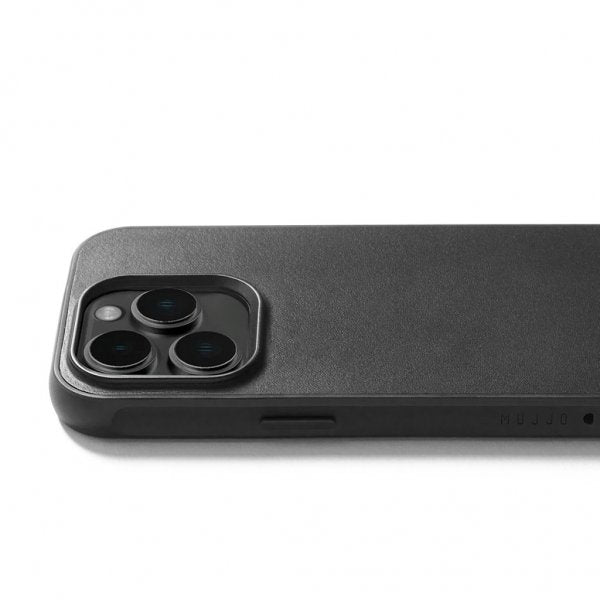 Mujjo iPhone 15 Pro Skal Shield Case Svart