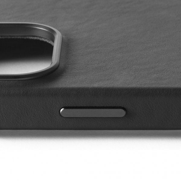 Mujjo iPhone 16 Pro Skal Full Leather Case Svart