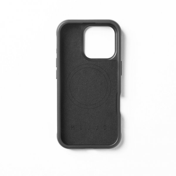 Mujjo iPhone 16 Pro Skal Shield Case Steel Blue