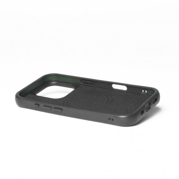 Mujjo iPhone 16 Pro Skal Shield Case Steel Blue
