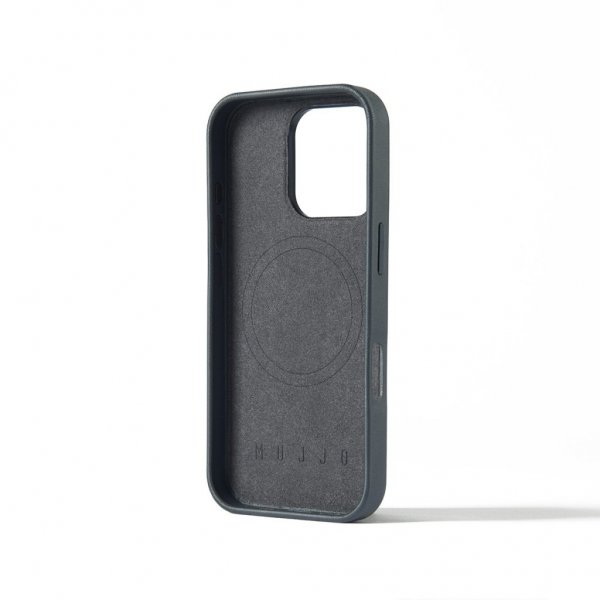 Mujjo iPhone 16 Pro Skal Maiz Case Steel Blue